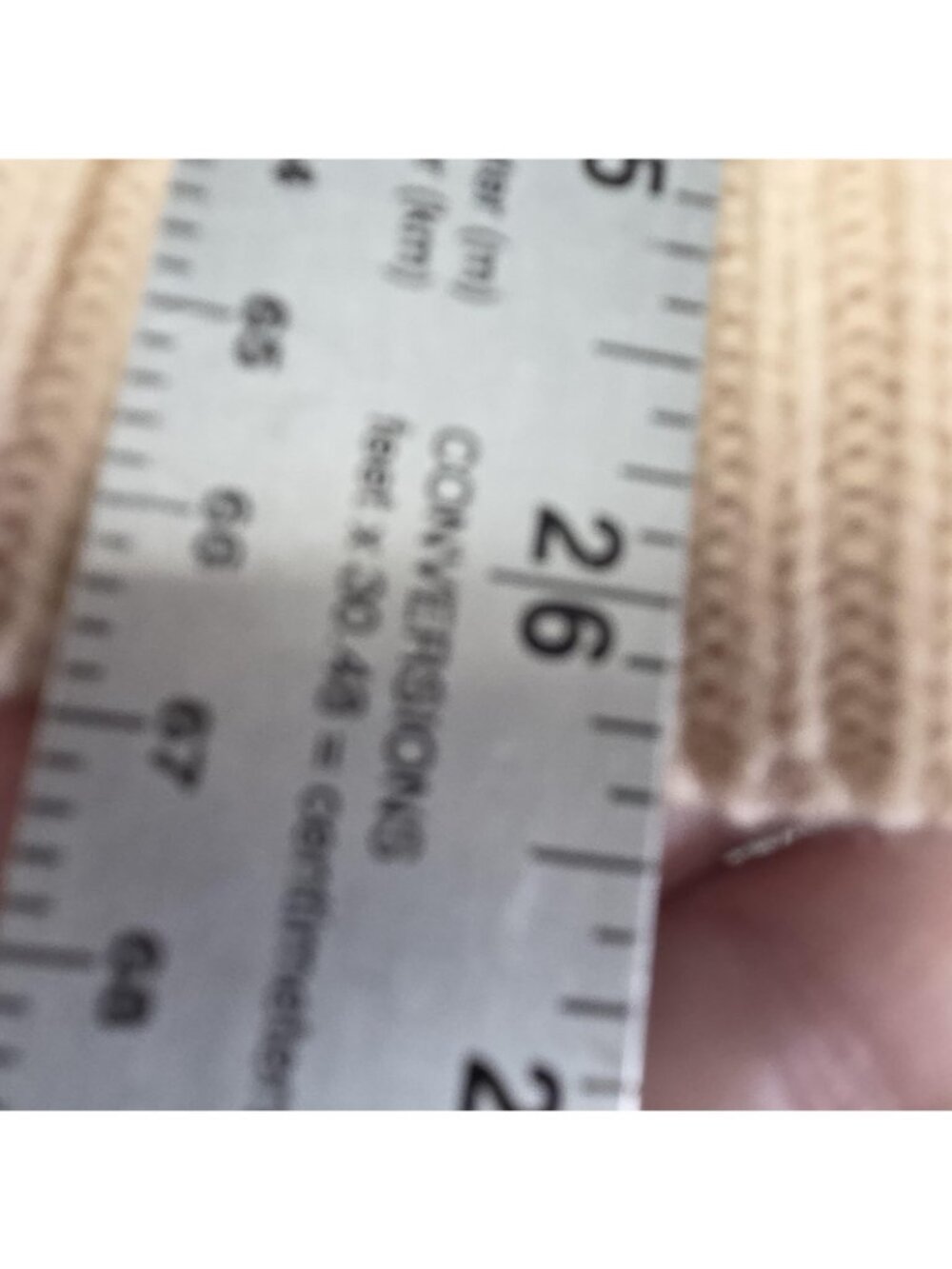 Kori America Sweater Womens M/L Beige Cable Knit V Neck Lace Up Back Pullover - Picture 9 of 9